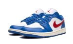 Air Jordan 1 Low Sport Blue Gym Red - vue 2