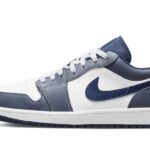 Air Jordan 1 Low Steel Blue authentique