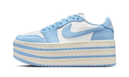 Air Jordan 1 Low Triple Stack Psychic Blue White authentique