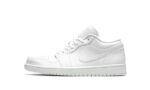 Air Jordan 1 Low Triple White authentique