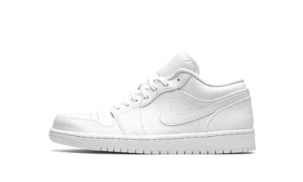 Air Jordan 1 Low Triple White authentique
