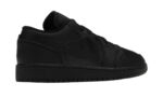 Air Jordan 1 Low Tumbled Leather Black - vue 4