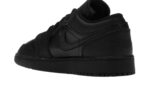 Air Jordan 1 Low Tumbled Leather Black - vue 3