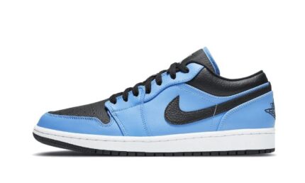 Air Jordan 1 Low University Blue Black authentique