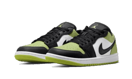 Air Jordan 1 Low Vivid Green Snakeskin - vue 2