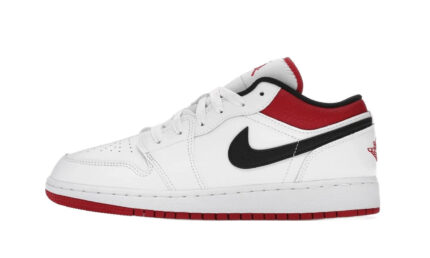 Air Jordan 1 Low White Gym Red authentique