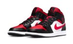 Air Jordan 1 Mid Alternate Bred Toe - vue 2