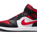 Air Jordan 1 Mid Alternate Bred Toe authentique
