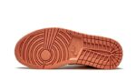 Air Jordan 1 Mid Apricot Orange - vue 4