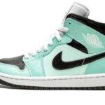 Air Jordan 1 Mid Aqua Blue Tint authentique