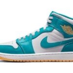 Air Jordan 1 Mid Aquatone authentique