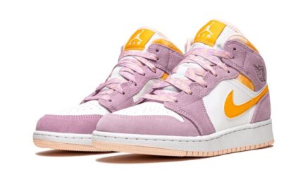 Air Jordan 1 Mid Arctic Pink - vue 2