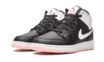 Air Jordan 1 Mid Arctic Pink Black - vue 2