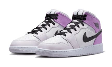Air Jordan 1 Mid Barely Grape - vue 2