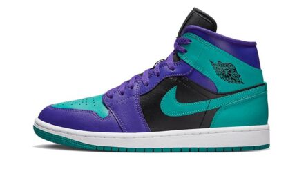 Air Jordan 1 Mid Black Grape authentique