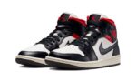 Air Jordan 1 Mid Black Gym Red - vue 2