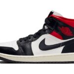 Air Jordan 1 Mid Black Gym Red authentique