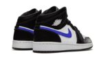 Air Jordan 1 Mid Black Racer Blue White - vue 3