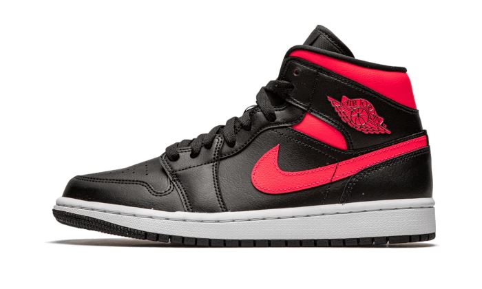 air-jordan-1-mid-black-siren-red-721983 Air Jordan 1 Mid Black Siren Red authentique