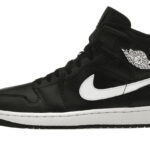 Air Jordan 1 Mid Black White authentique