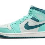 Air Jordan 1 Mid Bleached Turquoise authentique