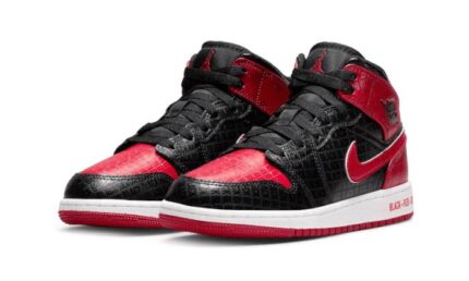Air Jordan 1 Mid Bred Text - vue 2
