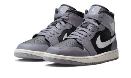 Air Jordan 1 Mid Cement Grey - vue 2