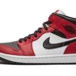 Air Jordan 1 Mid Chicago Black Toe authentique
