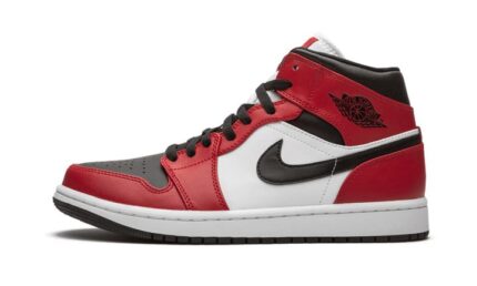 Air Jordan 1 Mid Chicago Black Toe authentique