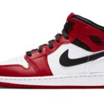 Air Jordan 1 Mid Chicago White authentique