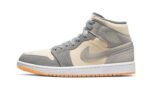 Air Jordan 1 Mid Coconut Milk Particle Grey authentique