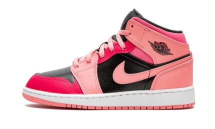 Air Jordan 1 Mid Coral Chalk Pink authentique