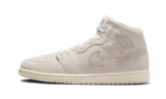 Air Jordan 1 Mid Craft Suede Ivory authentique