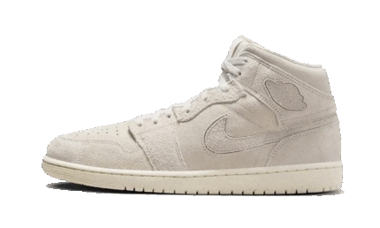 Air Jordan 1 Mid Craft Suede Ivory authentique