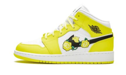Air Jordan 1 Mid Dynamic Yellow authentique