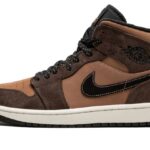 Air Jordan 1 Mid Earthy Brown authentique