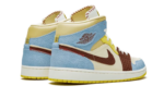 Air Jordan 1 Mid Fearless Maison Château Rouge - vue 3