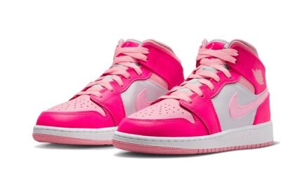 Air Jordan 1 Mid Fierce Pink - vue 2