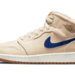 Air Jordan 1 Mid Fleece Pearl White authentique