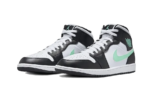 Air Jordan 1 Mid Green Glow  - vue 2