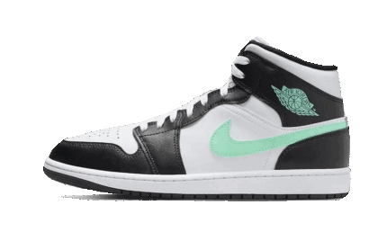 Air Jordan 1 Mid Green Glow  authentique
