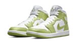 Air Jordan 1 Mid Green Python - vue 2