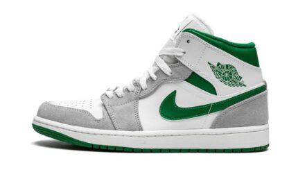 Air Jordan 1 Mid Grey Green authentique