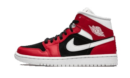 Air Jordan 1 Mid Gym Red Black authentique