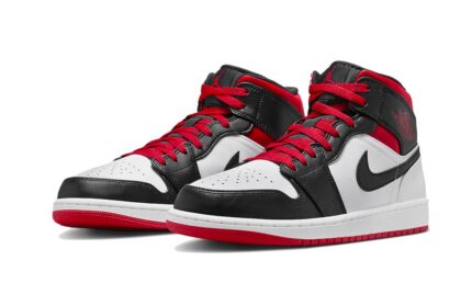 Air Jordan 1 Mid Gym Red Black Toe - vue 2