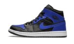 Air Jordan 1 Mid Hyper Royal Tumbled Leather authentique