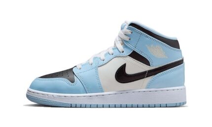 Air Jordan 1 Mid Ice Blue authentique