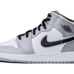 Air Jordan 1 Mid Light Smoke Grey authentique