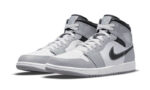 Air Jordan 1 Mid Light Smoke Grey Anthracite - vue 2