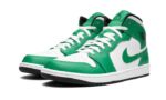 Air Jordan 1 Mid Lucky Green - vue 2